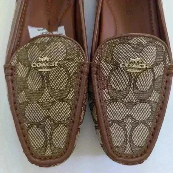 Women's Coach Lock Up Driver Loafers Size 6 - Picture 7 of 7